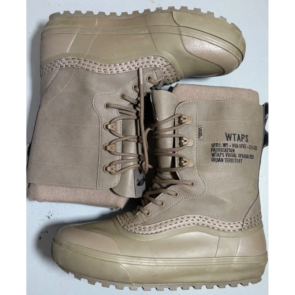 Vans WTAPS Standard Snow MTE Boots Mens 11 Tan Vault Urban Territory Winter Lug